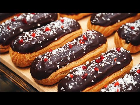 Видео: ИХ ЛЮБЯТ ВСЕ! САМОЕ ВКУСНОЕ ПИРОЖНОЕ с КРЕМОМ! ЭКЛЕРЫ Простой Рецепт | Кулинарим с Таней