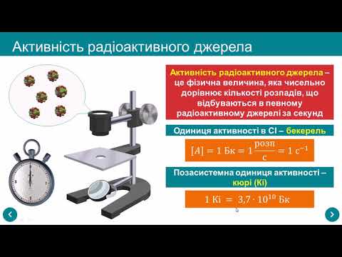 Видео: Радіоактивність. Закон радіоактивного розпаду