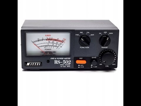 Видео: измеритель мощности и ксв NISSEI RS-502