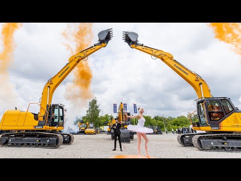 Видео: Пётр Ильич Чайковский - Лебединое озеро (Экскаваторы #liugong CLG 923FN)