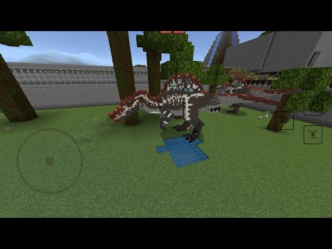 Видео: Диногород в Minecraft Jurassic world Строим клетку для спинозавров часть 5🦖🦕🦖🦕🦖🦕