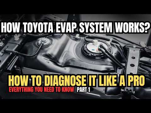 Видео: Как работает система улавливания паров топлива Toyota? Как провести профессиональную диагностику....