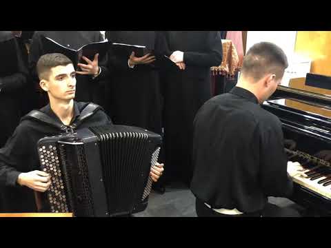 Видео: Хор ОДС: " Синяя вечность " соло Т.Чекурда