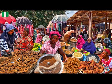 Видео: День сельского африканского рынка в Кудже, Нигерия 🇳🇬 Западная Африка