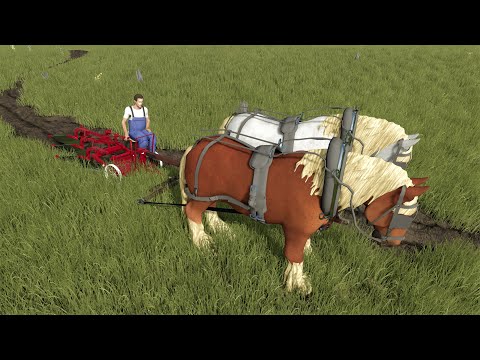 Видео: Старый школьной плуг с лошадьми! | 10 ЛУЧШИХ МОДОВ недели! (Farming Simulator 25)