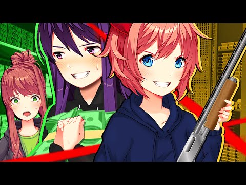 Видео: Докичи Ограбили Банк 💸 (DDLC Анимация)