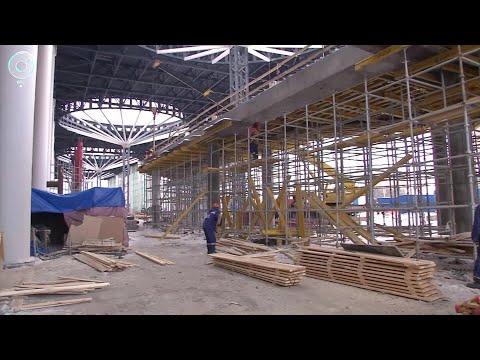 Видео: Как изменятся условия для пассажиров в строящемся терминале аэропорта "Толмачёво"?