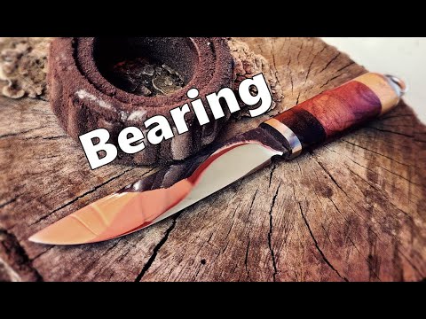 Видео: Изготовление туристического ножа из подшипниковых опор