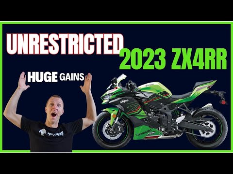 Видео: Kawasaki ZX4RR 2023 года с ОГРОМНЫМ приростом мощности после прошивки блока управления Moore Mafia