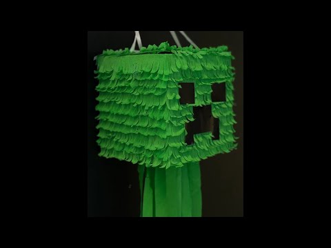 Видео: Как увеличить Коробку для пиньяты Creeper