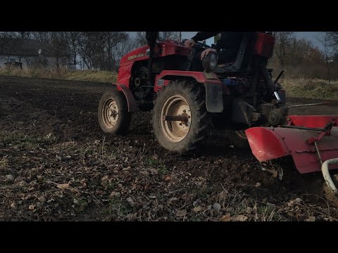 Видео: Мототрактор в роботі фрезерування 2023