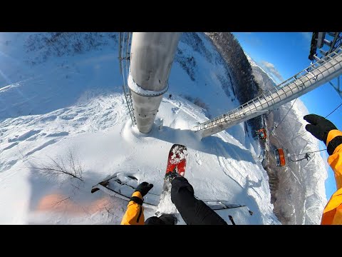Видео: Выпало 2 МЕТРА СНЕГА! ЛУЧШИЙ ДЕНЬ на КРАСНОЙ ПОЛЯНЕ | Один день ФРИРАЙДЕРА 🔥