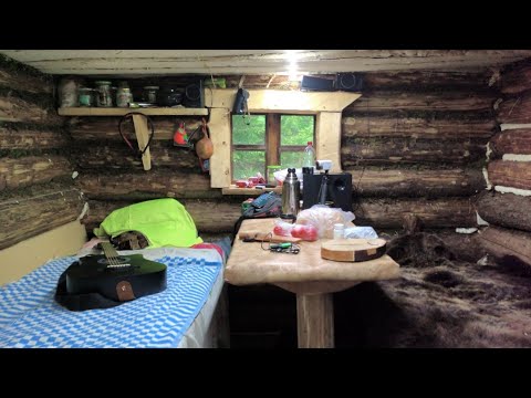 Видео: НОЧУЮ ОДИН В ЛЕСНОМ ДОМЕ. ДОДЕЛАЛ КРЫШУ. ВСЁ! ПОСЛЕДНИЕ РАБОТЫ В ИЗБУШКЕ.