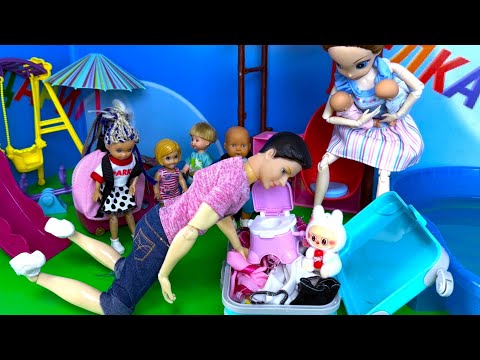 Видео: ГОРШОК ИЛИ ЛАБУБУ🤔 Кого берем в путешествие? Катя и Макс веселая семейка! Куклы Барби ВИДЕО истории