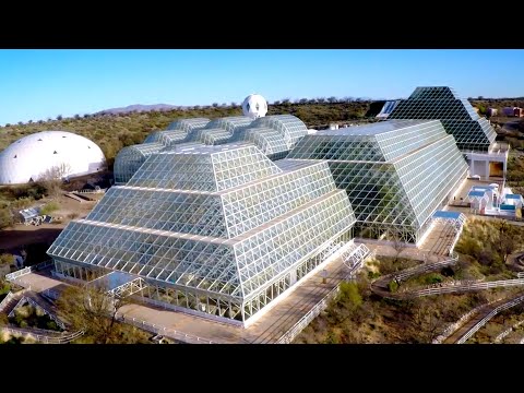 Видео: Их на 2 года закрыли под стеклянным куполом. Биосфера 2 - крупнейшая из искусственных экосистем.