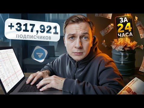 Видео: Сколько я Набрал Подписчиков за 24 часа в Телеграм?