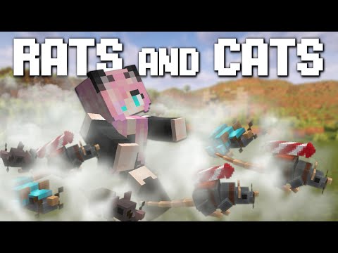 Видео: RATS and CATS//ОБЗОР МОДА//ПОЛНЫЙ ГАЙД ПО МОДУ МАЙНКРАФТ 1.20.1 FORGE