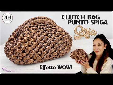 Видео: Сумка-клатч крючком с узором ЕЛОЧКА - Элегантность в миниатюре ✨ #вязание крючком #руководство