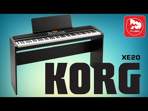 Видео: Цифровое пианино KORG XE20 (с автоаккомпанементом)