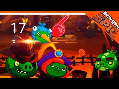 Видео: прохождение злые птицы angry birds epic босс пещера #17