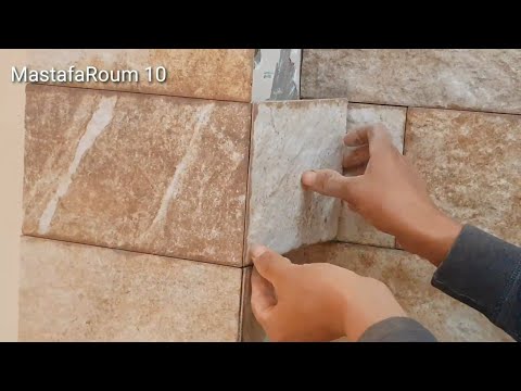 Видео: Керамическая плитка под 45 градусов - это просто?