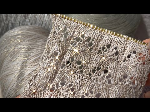 Видео: Вяжется очень просто, а выглядит ПОТРЯСАЮЩЕ! ✨ Узор спицами «Венеция»!