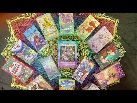 Видео: My Fairy Tarot decks 🧚🧝🏻‍♀️🧚‍♀️Подборка колод Таро с феями и эльфами.