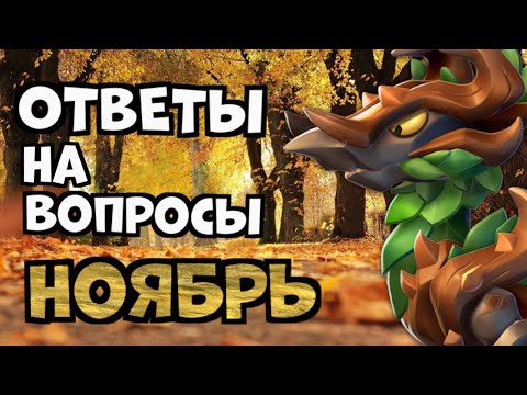 Видео: ОТВЕТЫ НА ВОПРОСЫ - НОЯБРЬ