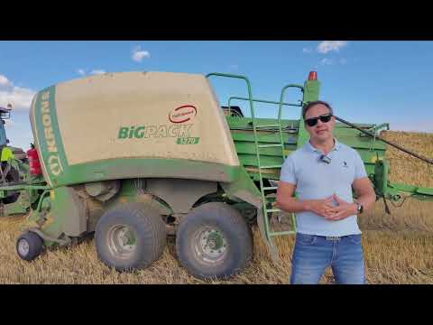 Видео: Krone Big Pack 1270: МОНСТР сенажа! | Обзор в работе