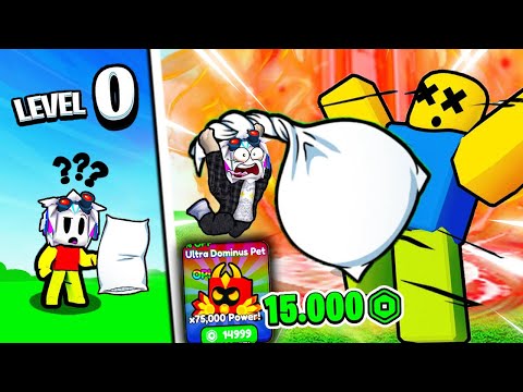 Видео: ПОТРАТИЛ 15.0000 РОБУКСОВ НА ОП ПИТОМЦА, ЧТОБЫ СТАТЬ ТОП-1 В ИГРЕ ROBLOX Pillow Fighting Simulator