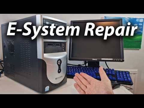 Видео: Ремонт/улучшение старого компьютера E-System... Что внутри? Будет ли он работать? Корпус ПК, испо...