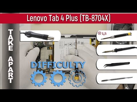 Видео: Как разобрать 📱 Lenovo Tab 4 Plus TB-8704X Разборка и ремонт