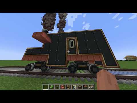 Видео: Построил железную дорогу в Minecraft c модом Create