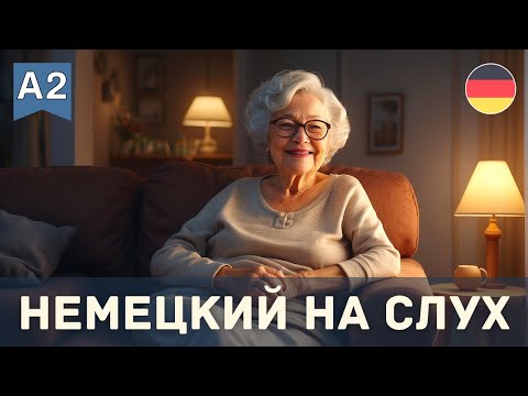 Видео: Немецкий язык на слух для начинающих | Аудирование Geschichte von Oma Greta