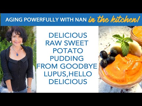 Видео: ВКУСНЫЙ сырой пудинг из батата от Goodbye Lupus Hello Delicious