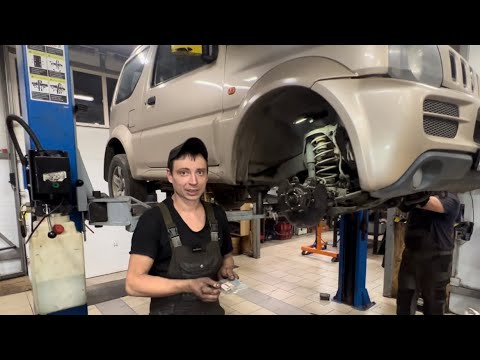 Видео: Suzuki Jimny Замена шкворневых подшипников, сальников и пыльник кулака