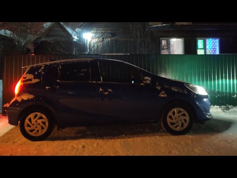 Видео: Расход топлива TOYOTA AQUA HYBRID зимой в городе (с ВЫключенной eco кнопкой)