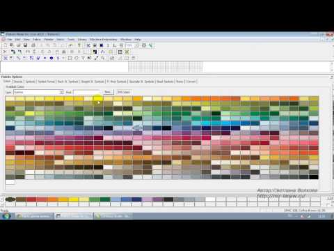 Видео: Системные палитры мулине Гамма и ПНК им. Кирова для PM4