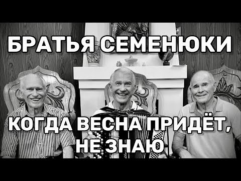 Видео: Замечательная песня под баян из легендарного фильма. БРАТЬЯ СЕМЕНЮКИ - КОГДА ВЕСНА ПРИДЁТ, НЕ ЗНАЮ