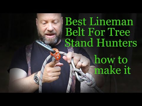 Видео: Мой индивидуальный пояс Linemans для охотников за деревьями