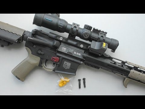 Видео: Устраняем ЛЮФТ Аппера / Ловера АР-15  * Front Magic PIN  * Легкий Тюнинг AR-15
