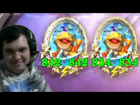 Видео: В "пиве" и с 1 ХП, но на ИМБЕ лечу в топ 1 | Hearthstone Battleground