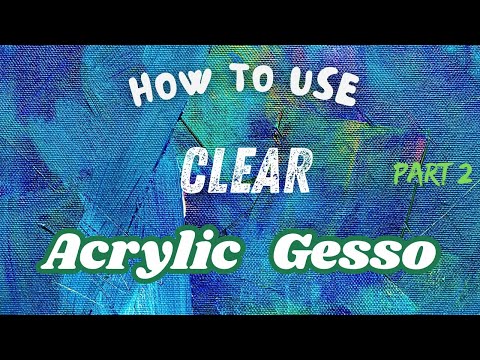 Видео: Как использовать прозрачный акриловый грунт в смешанной технике, акриловой и масляной живописи
