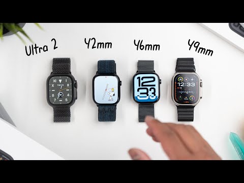 Видео: Apple Watch Series 10 42 мм против 46 мм против Ultra 2 — не ошибитесь с выбором!