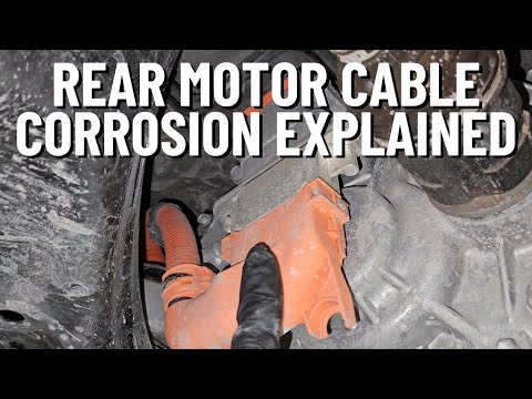 Видео: Коррозия троса заднего тягового двигателя у полноприводных автомобилей Toyota HV разных моделей и...