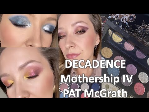 Видео: Mothership 4: DECADENCE Pat McGrath / все оттенки на глазах/ 7 макияжей/Marigudik