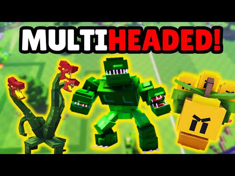 Видео: Мы создали многоголовую команду, чтобы пройти невозможный режим в Garden Tower Defense?