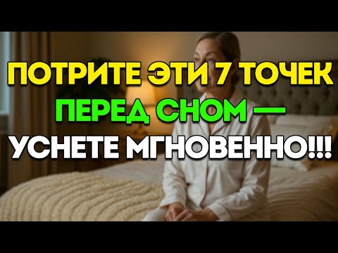 Видео: В Пожилом Возрасте Касайтесь Этих 7 Точек Перед Сном — И Будете Крепко Спать И Жить До 100 Лет!