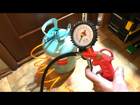 Видео: Бустер ресивер с баллона от фреона для бескамерки