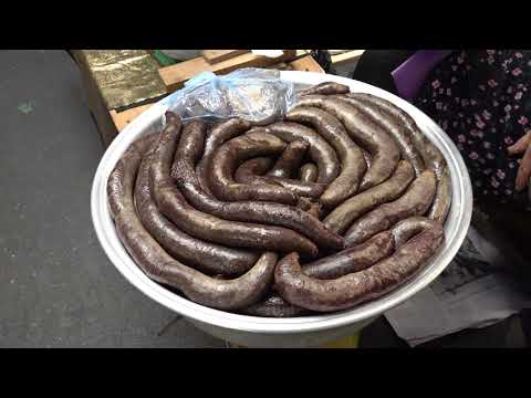 Видео: Гигантское мороженое с фруктами / корейская уличная еда, приготовленная бабушкой